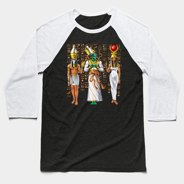 Ancient Egyptian Mythology Baseball T-Shirt by underheaven